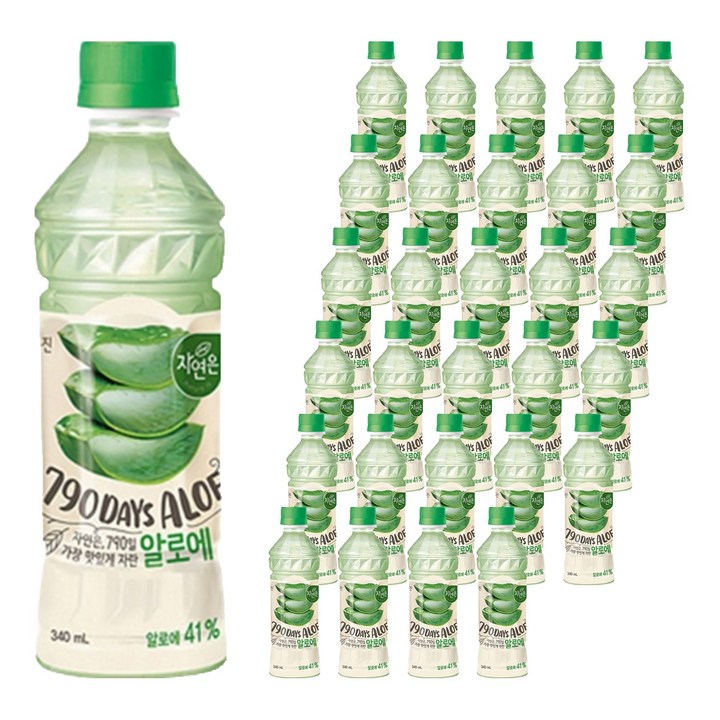 자연은 알로에 주스, 340ml, 36개
