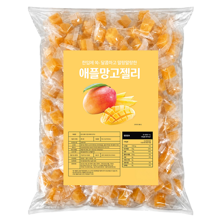 애플망고 젤리, 1kg, 1개