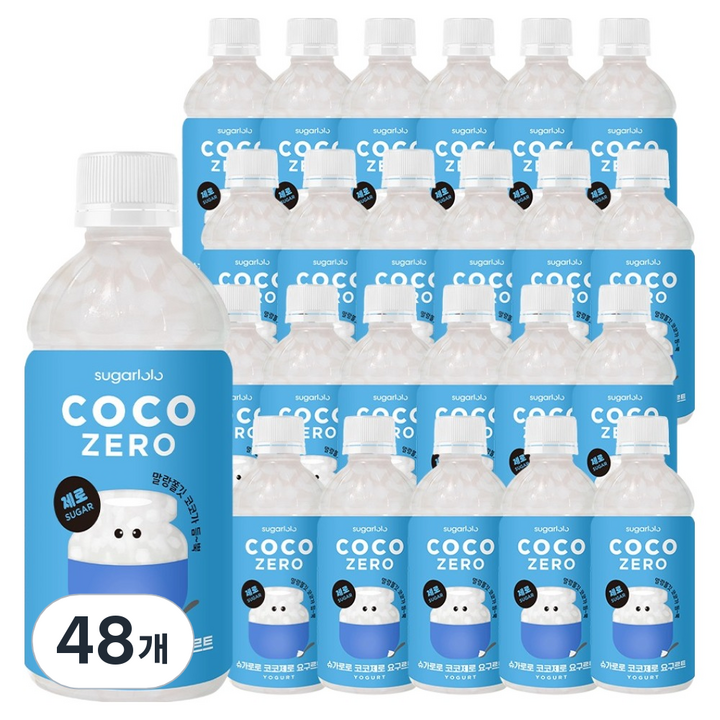 슈가로로 코코제로 요구르트, 340ml, 48개