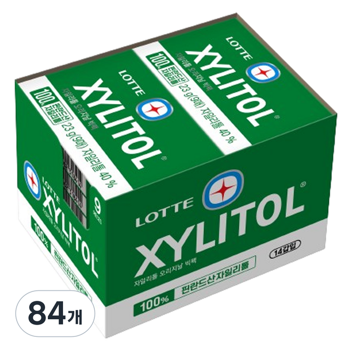 롯데자일리톨 오리지날 빅팩, 23g, 84개