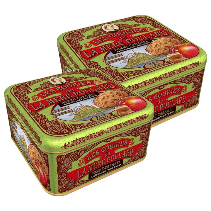 라메르폴라르 애플 카라멜 쿠키 틴, 200g, 2개