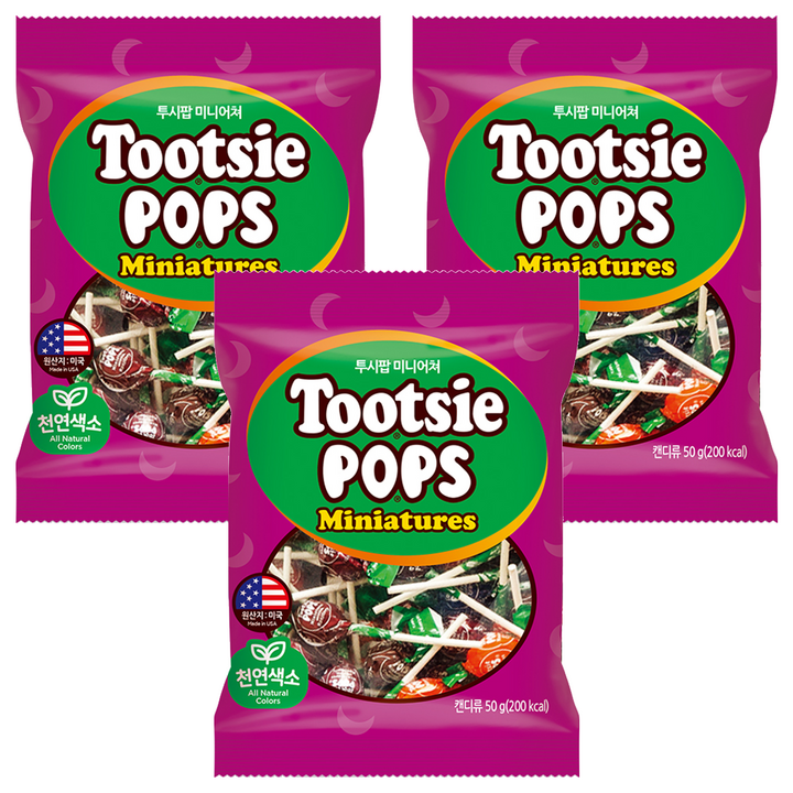 투시팝 미니어쳐 막대사탕 10p 랜덤발송, 50g, 3개