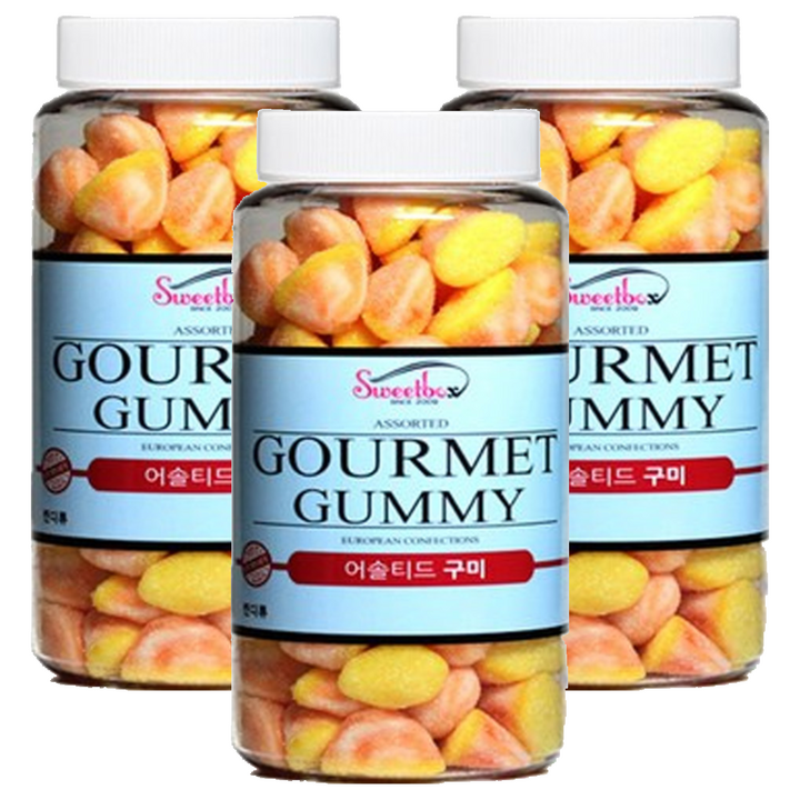 카라멜 퍼프 젤리, 700g, 3개