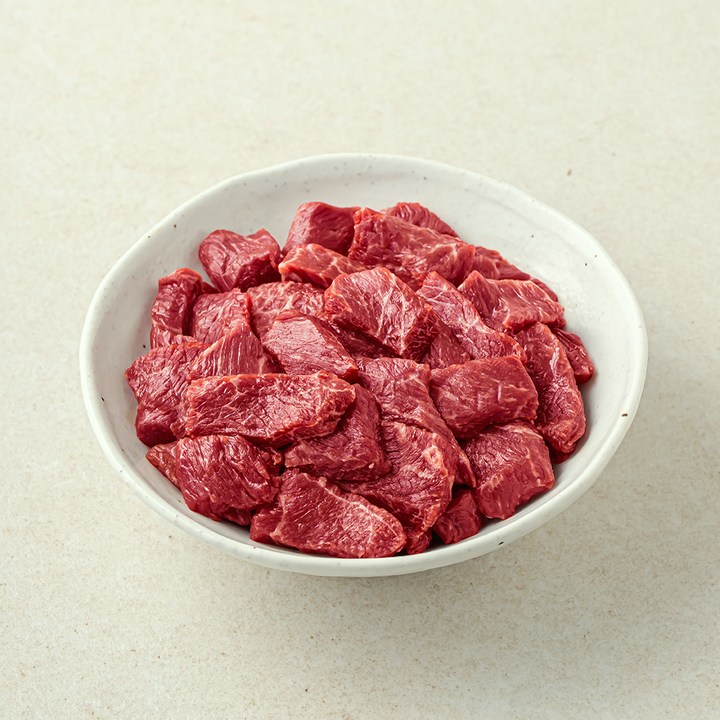 농협안심한우 정육 세절 1등급 국거리용 (냉장), 300g, 1팩
