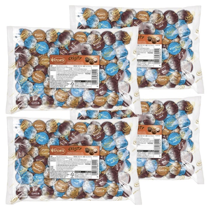위토스 크리스피 초콜릿 믹스, 1kg, 4개