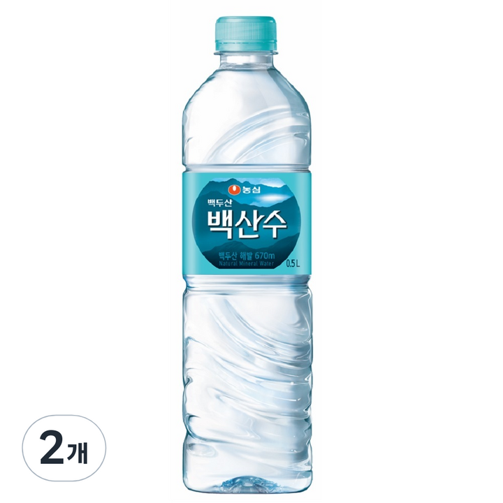 [이츠마트SKU] 백산수, 500ml, 2개