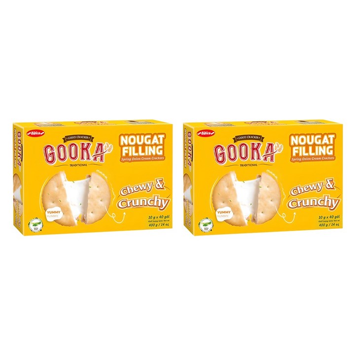 비비카 구카 누가 필링 크래커, 400g, 2개