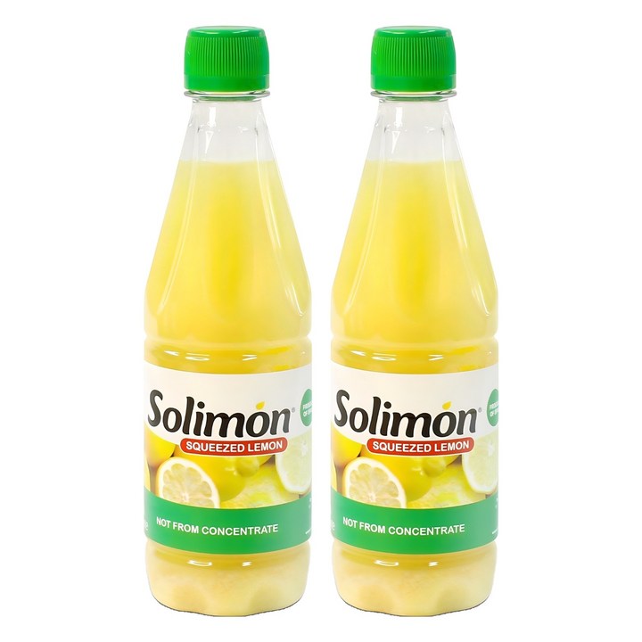 솔리몬 스퀴즈드 레몬즙, 500ml, 2개