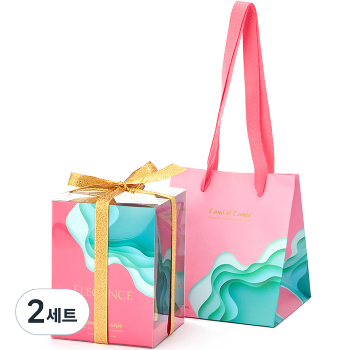 라미엣라미 엘레강스 볼초콜릿 4종 세트, 2세트, 200g