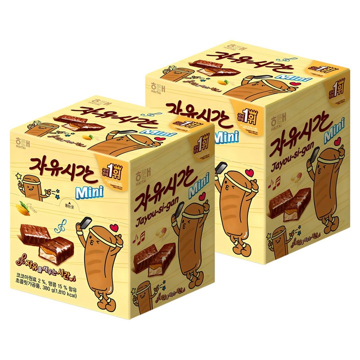 자유시간 mini, 380g, 2개