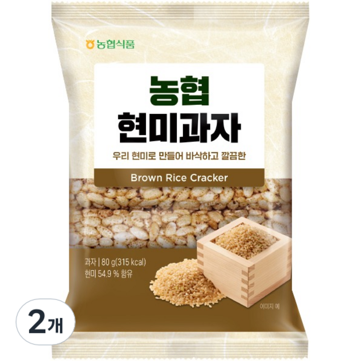 농협식품 현미과자 20p, 1.6kg, 2개