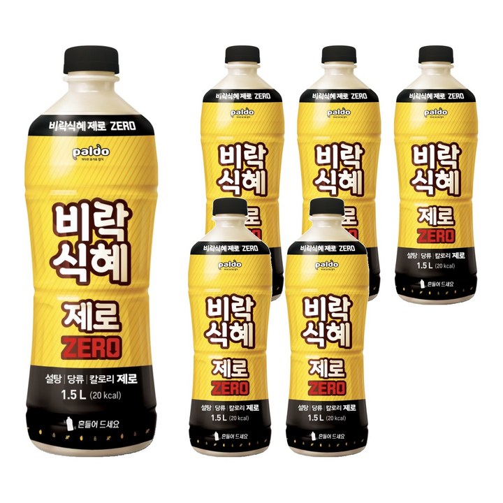 팔도 비락식혜 제로, 1.5L, 6개