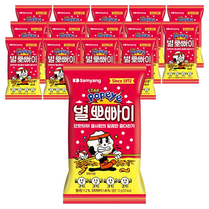 별뽀빠이, 72g, 15개