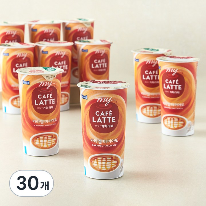 마이까페라떼 카라멜 마끼아또 컴포리드, 220ml, 30개