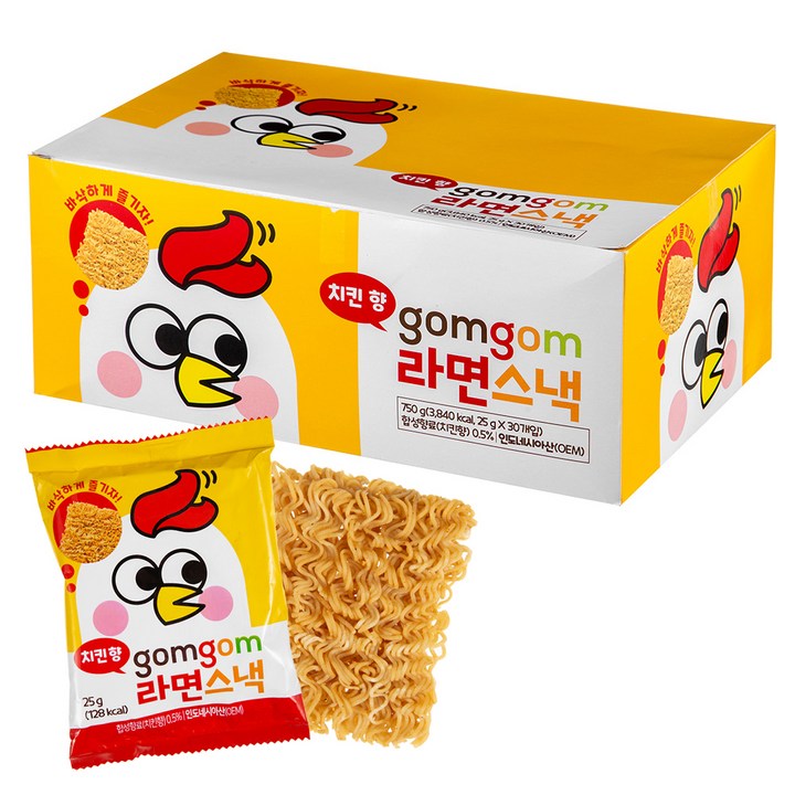 곰곰 라면스낵, 25g, 30개