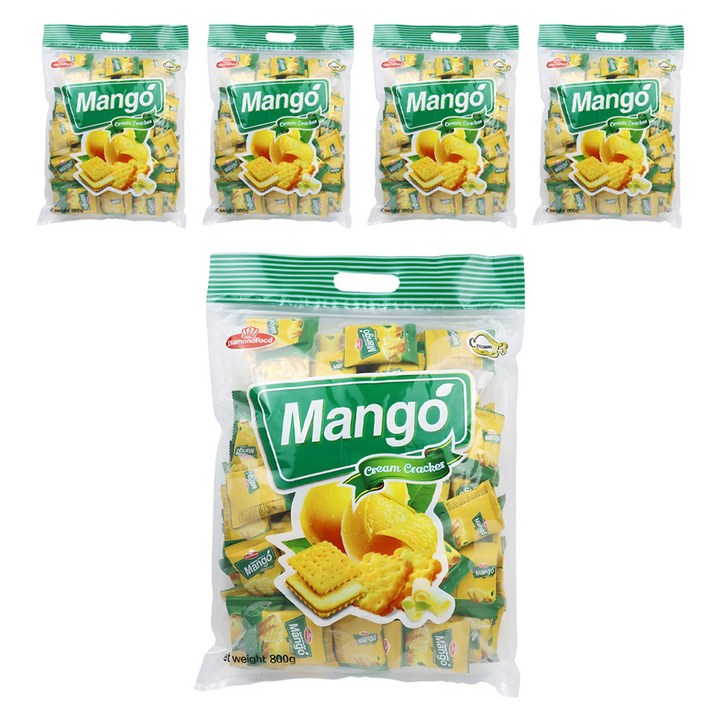 다이아몬드푸드 망고 크림 크래커, 5개, 800g