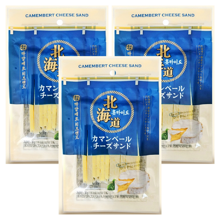 훗카이도 까망베르 치즈샌드, 3개, 38g