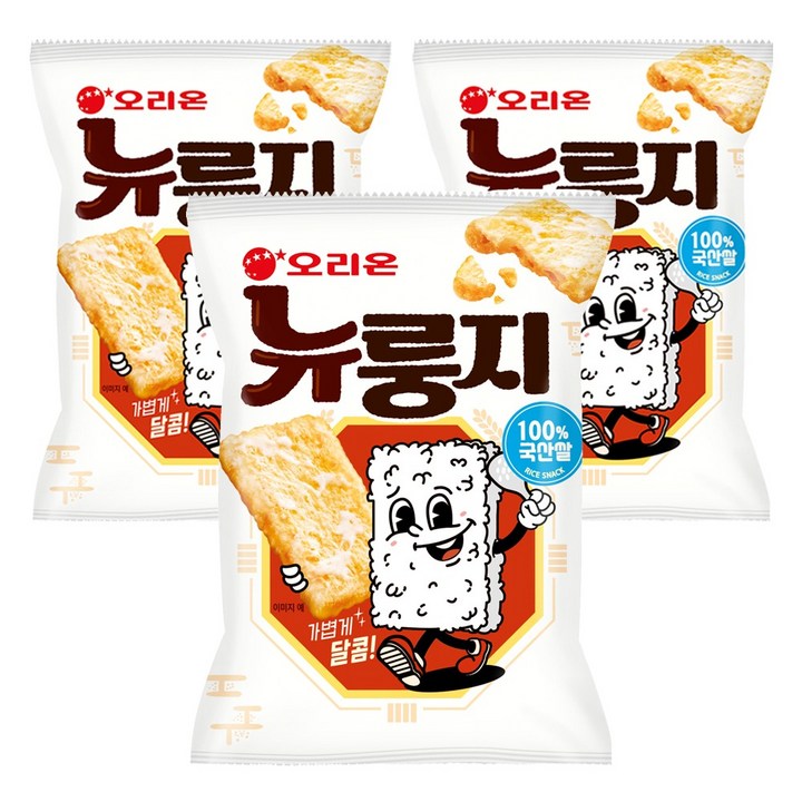 오리온 뉴룽지, 75g, 3개
