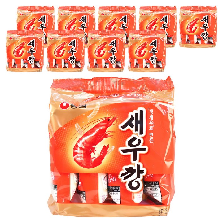 새우깡, 120g, 10개