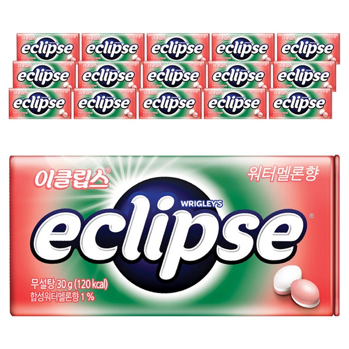 이클립스 워터멜론향 캔디, 30g, 16개