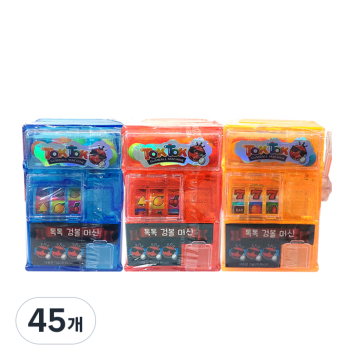 톡톡 검블머신, 15g, 45개