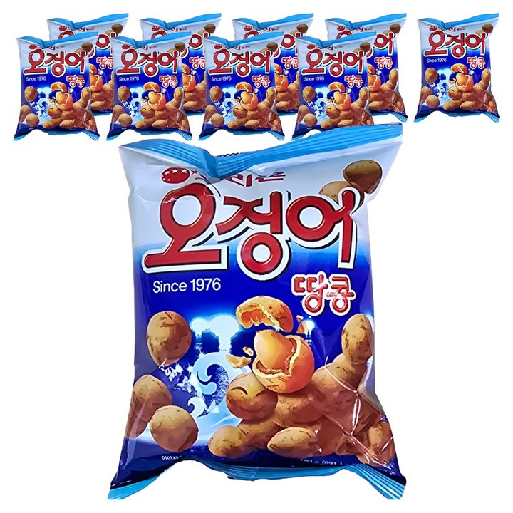 오리온 오징어 땅콩, 180g, 10개