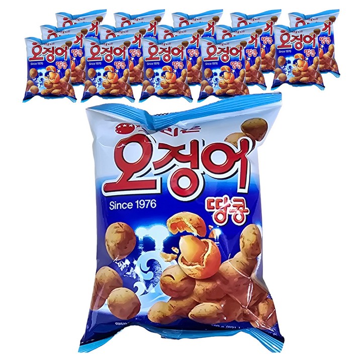 오리온 오징어 땅콩, 180g, 15개