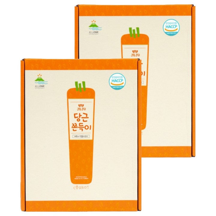 제주원 당근 쫀득이 15개입, 270g, 2개