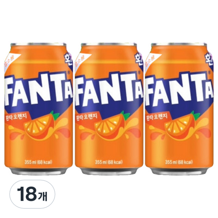 환타 오렌지 업소용, 355ml, 18개