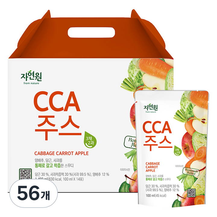 자연원 CCA 주스, 100ml, 56개