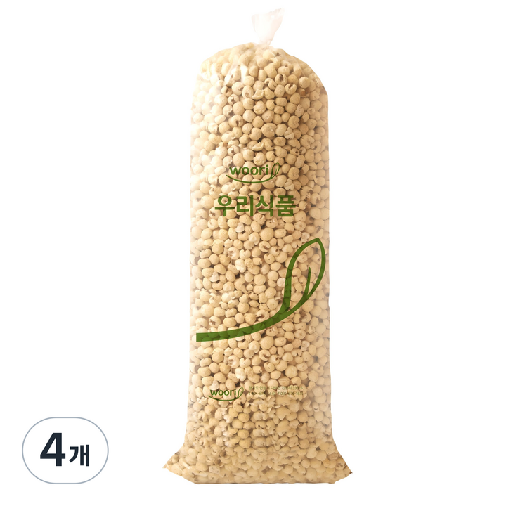 우리식품 팝콘 뻥튀기, 1kg, 4개