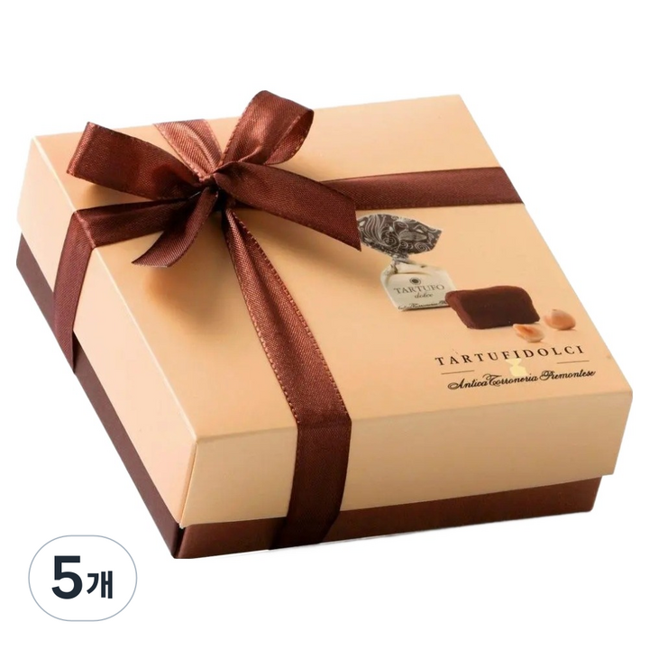 안티카 토로네리아 피에몬테세 콜로레 오리지널 스위트 트러플 초콜릿, 125g, 5개