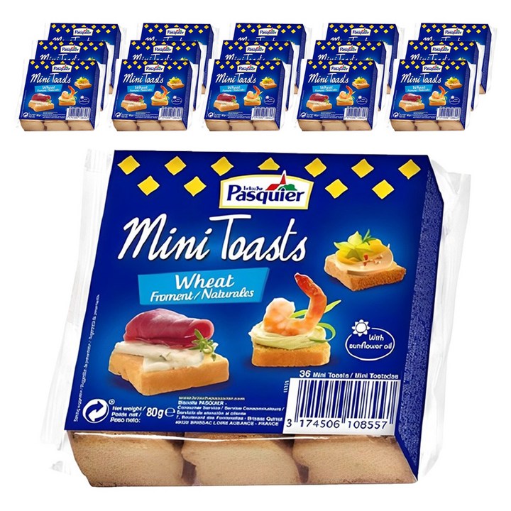 파스키에 미니 토스트, 80g, 16개