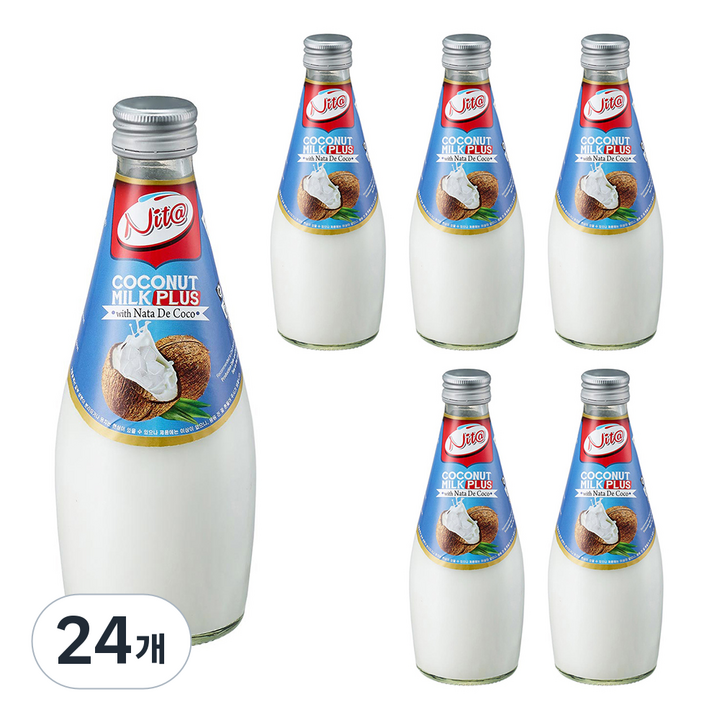 니타 코코넛밀크 플러스 위드 나타드코코, 290ml, 24개