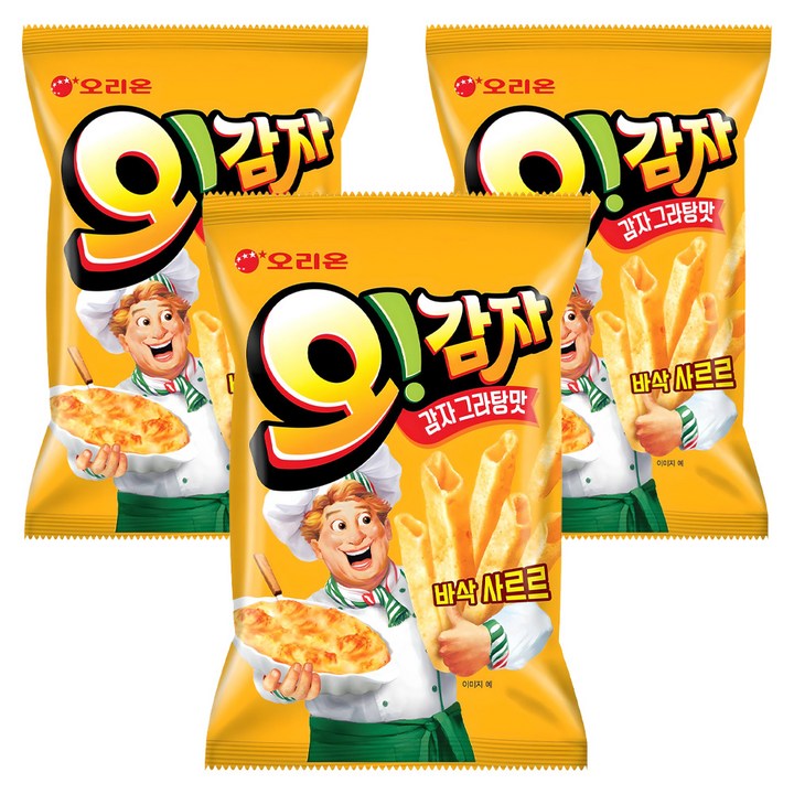 오리온 오감자 감자그라탕맛, 95g, 3개