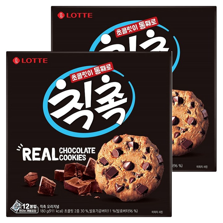 롯데웰푸드 칙촉 오리지날, 180g, 24개