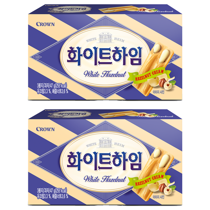 쵸코하임 크라운 화이트, 47g, 2개