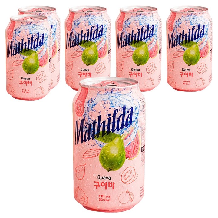 Mathilda 구아바주스, 330ml, 6개
