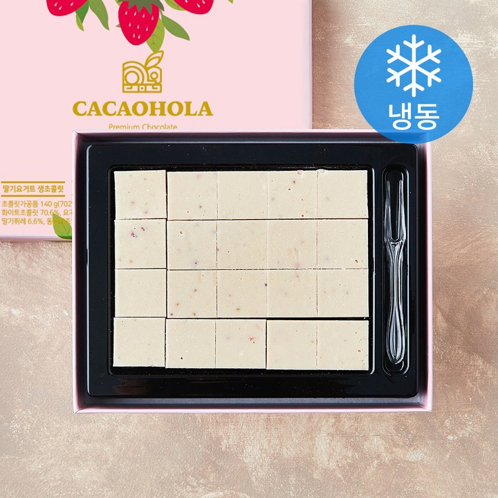카카올라 딸기요거트 생초콜릿 (냉동), 140g, 1개
