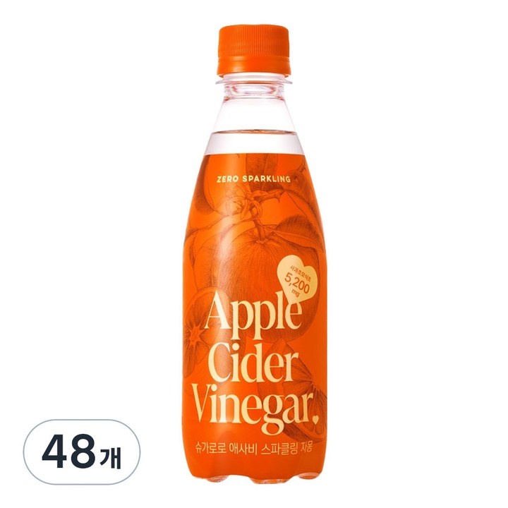 슈가로로 애사비 스파클링 자몽, 350ml, 48개