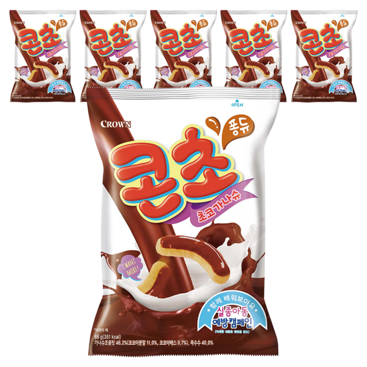 크라운 콘초, 66g, 6개