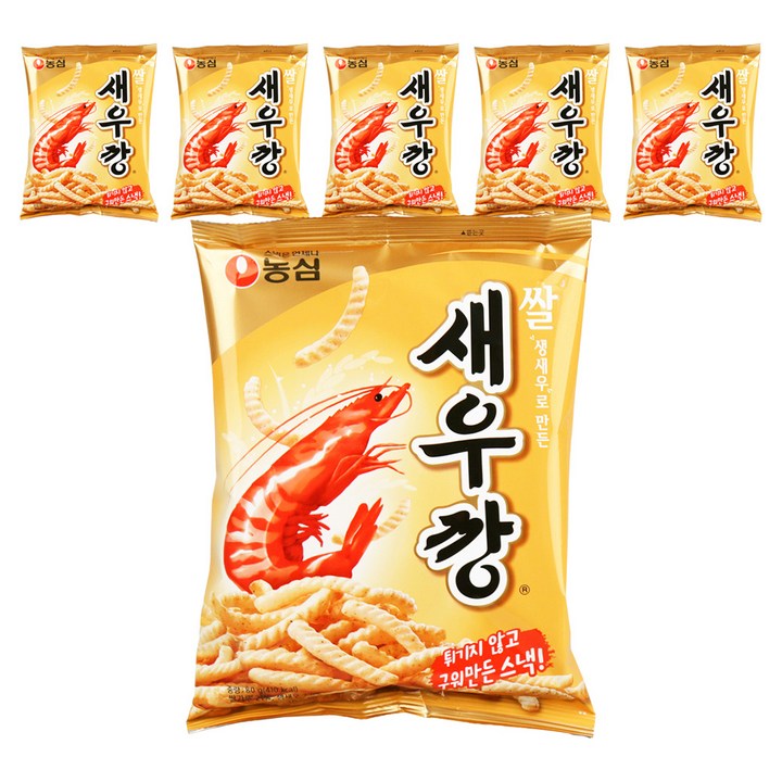 새우깡 쌀, 80g, 6개