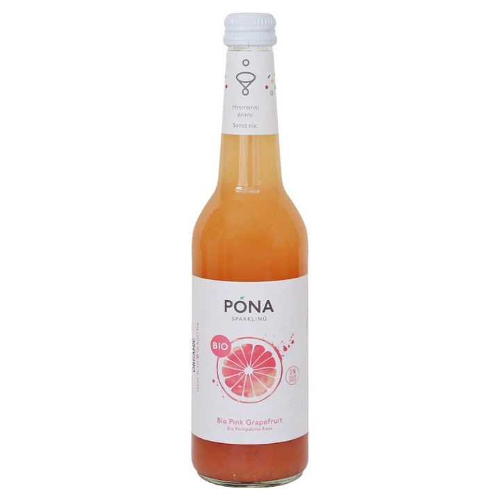 포나 유기농 스파클링 핑크 자몽 탄산음료, 1개, 330ml