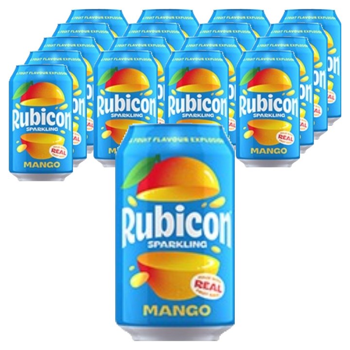 rubicon 망고 스파클링, 18개, 330ml