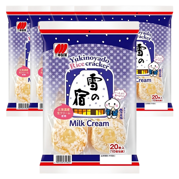 유키노야도 산코 밀크 센베이, 6개, 129.4g