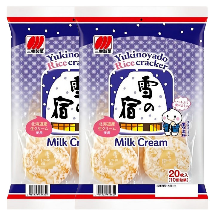 유키노야도 산코 밀크 센베이, 2개, 129.4g