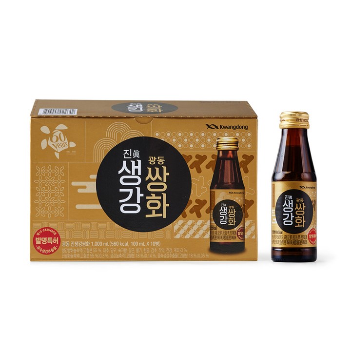 광동제약 진생강 쌍화, 100ml, 10개