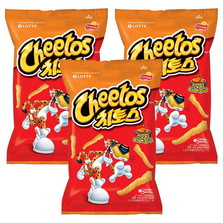 치토스 바베큐맛, 164g, 3개