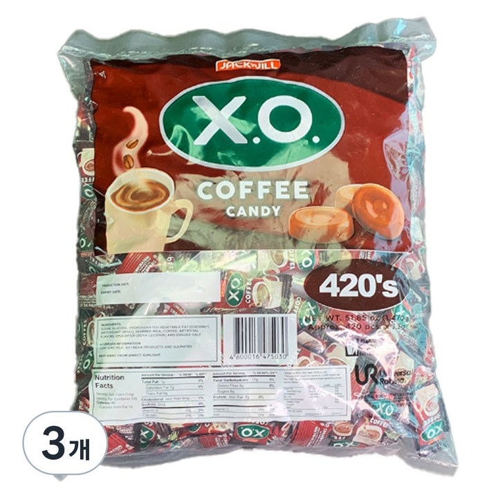 XO 커피캔디, 1.47kg, 3개