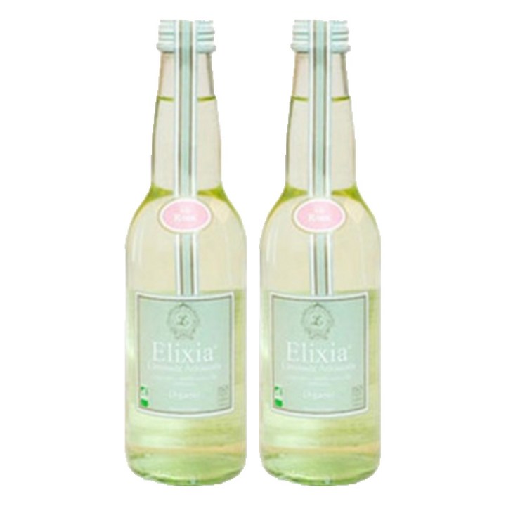 엘릭시아 유기농 로즈 탄산음료, 330ml, 2개
